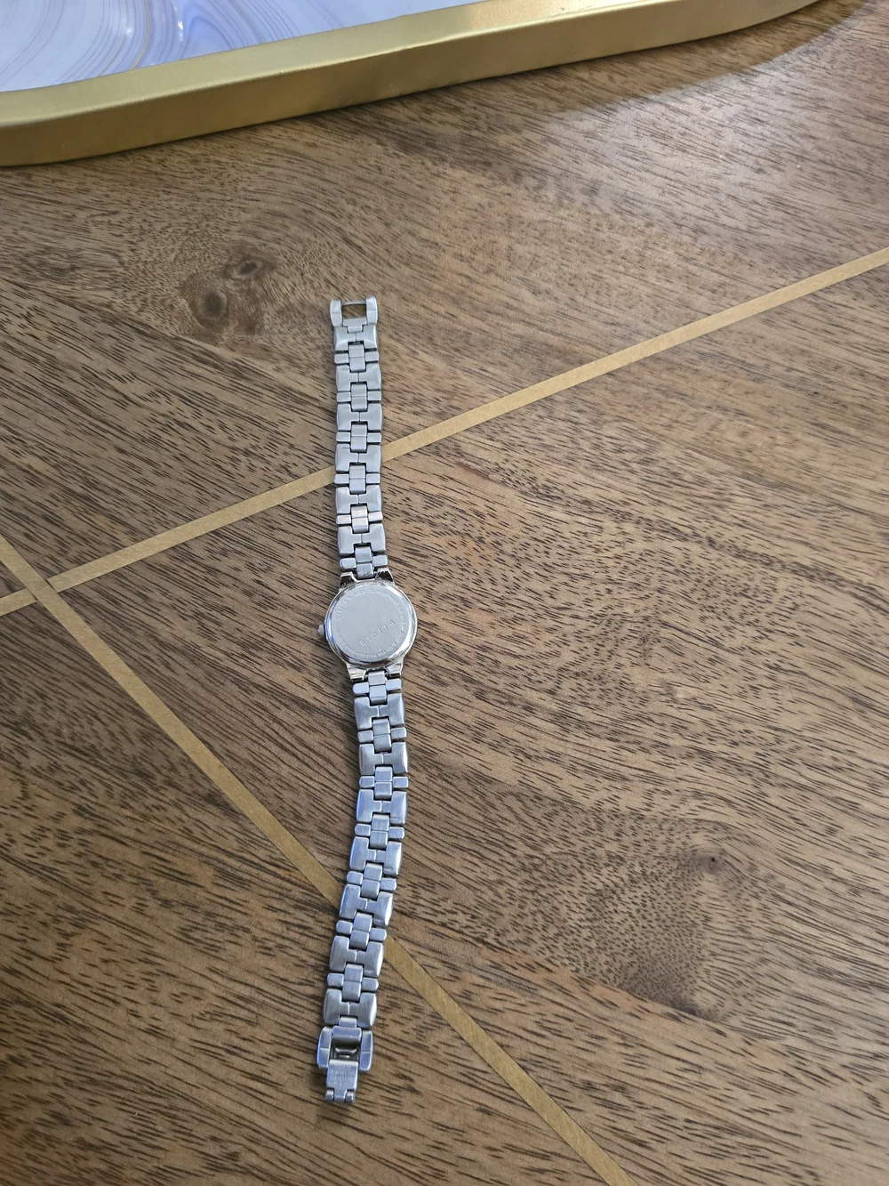 Citizen Quartz Women's Silver Watch with Blue Dial